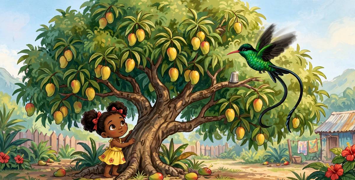 Sample spread from Riva and the Doctor Bird