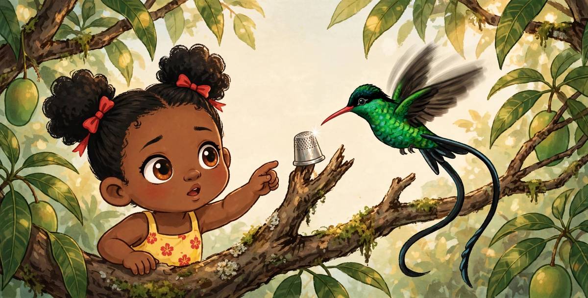 Sample spread from Riva and the Doctor Bird