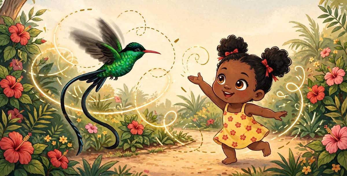 Sample spread from Riva and the Doctor Bird